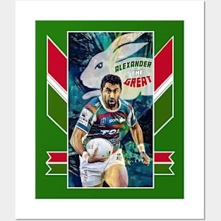 South Sydney Rabbitohs - Alex Johnston - ALEXANDER THE GREAT Posters and Art